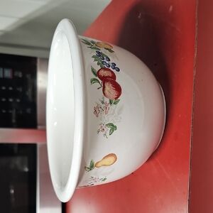 Corelle White Bowl with Fruit Motif